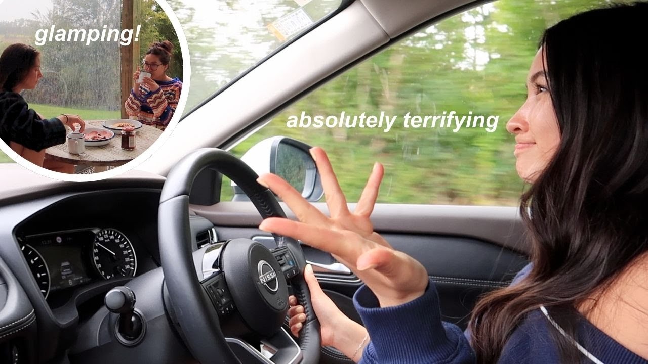 driving on the left side of the road for the first time + glamping in the woods | NEW ZEALAND VLOG