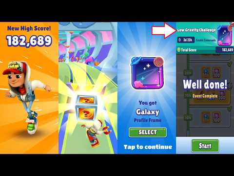 NEW GAME MODE (LOW GRAVITY CHALLENGE) IN SUBWAY SURFERS COSMIC CROSSROADS
