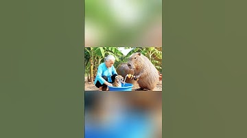 Capy Rửa Con Hổ giúp bà và cái kết #capybara