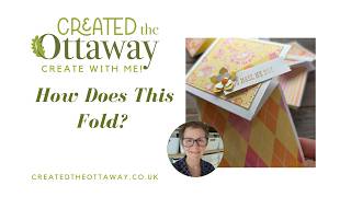 This Diamond Fold Card Starts with Just One Rectangle of Paper!@createdtheottaway