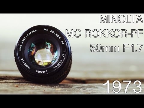 KONICA MINOLTA - ミノルタ MC ROKKOR-PF 50mm f1.7 オールドレンズ 92 Minolta MC ROKKOR PF 50mm F1.7 ミノルタ 人気オールドレンズ