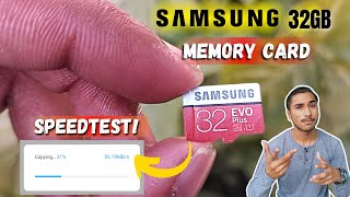 Should You Buy “SD Card” in 2022 || Samsung 32Gb Memory Card- Unboxing! Read and Write Speed Test