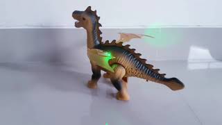 Mainan Dinosaurus Jalan Lampu Suara - Robot Hewan Dino Berjalan Baterai Anak Edukatif
