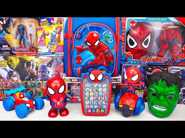 Marvel Spiderman Toys Unboxing Review | Spider Man Balance Bike &  Marvel Spiderman Collection Toys