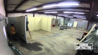 Portafab Inplant Building Construction by Harmon Contracting Time Lapse