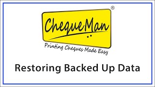 How to Restore Backed Up Data?