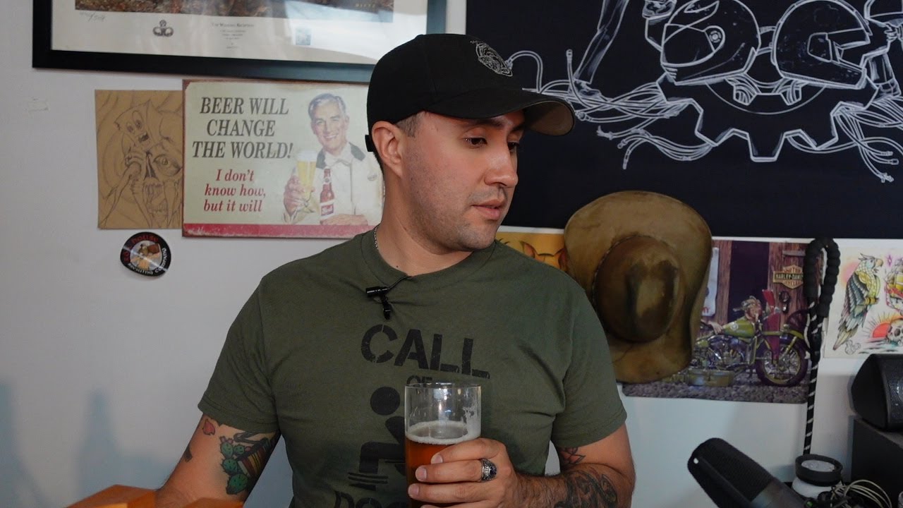 Interview with Lazytitan78 while enjoying Wanderland Nectarine Ale