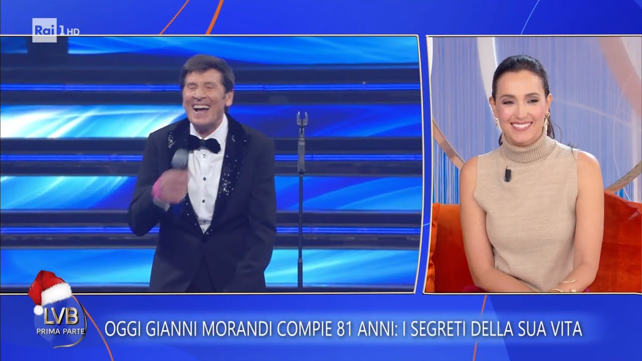Gli 81 anni di Gianni Morandi - La volta buona 11/12/2025