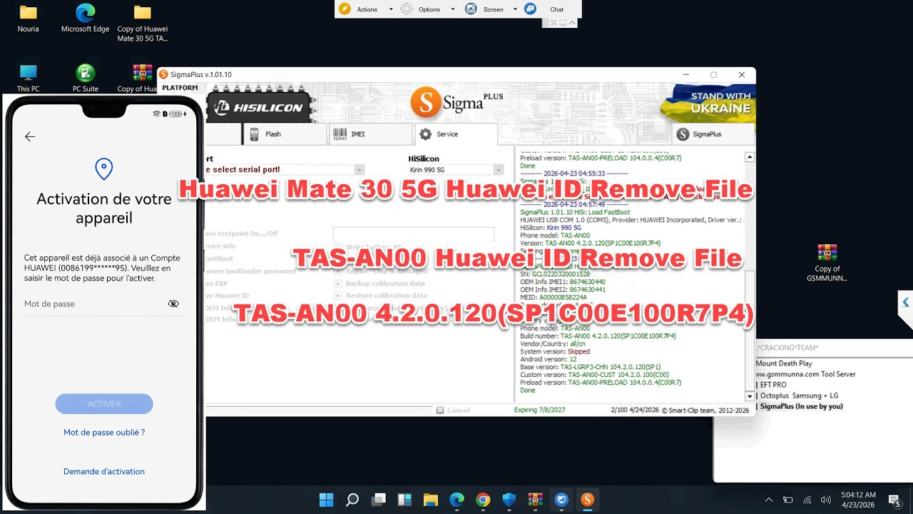 Huawei Mate 30 5G TAS-AN00 Huawei ID Remove File - YouTube
