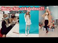 vlogmas #6 - filming for NICKELODEN?! | come to set with me! | Pressley Hosbach