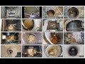 Video compilation of clogged sewers being unblocked and water begins to drain