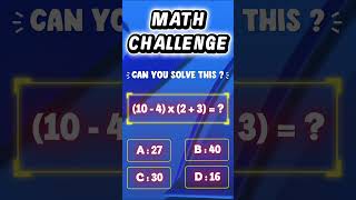 98% of Adults Fail This 6th Grade Math Question! ❌ #maths #mathstricks #mathematics #viral #reels