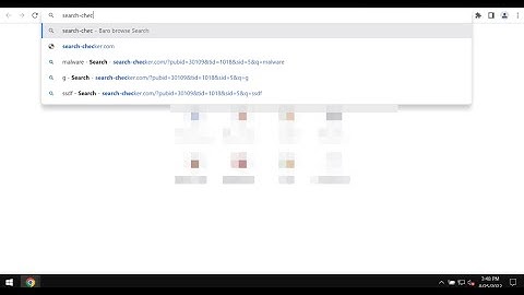 Search-checker.com redirect virus removal.