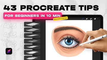 43 PROCREATE TIPS FOR BEGINNERS in 10 MIN • Procreate Tutorial