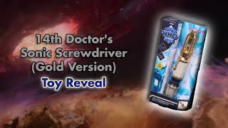 Reveal | NEW! Forbidden Planet Exclusive Gold 14th Doctor's Sonic Screwdriver