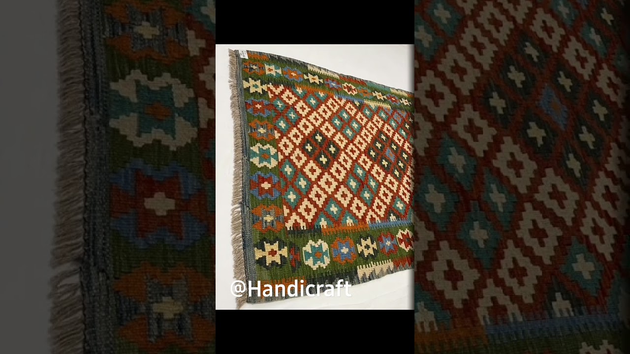 Handmade Chobi Kilim rug, size 148x105m