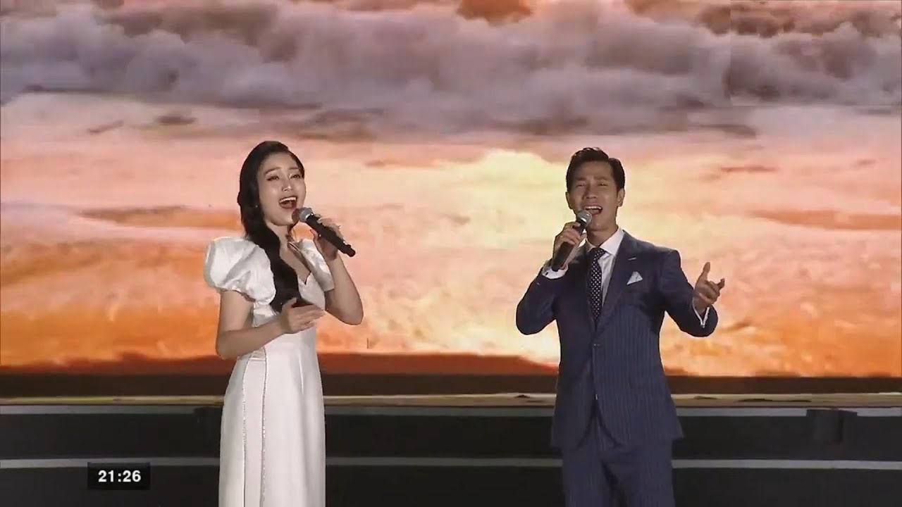 Nhớ Mãi Một Miền Quê | Huyền Trang ft Lê Anh Dũng | Lễ hội DL biển Sầm Sơn 2022 - Bay cao vươn xa