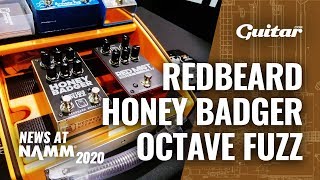 Demo The Monstrous Redbeard Honey Badger Octave Fuzz Pedal
