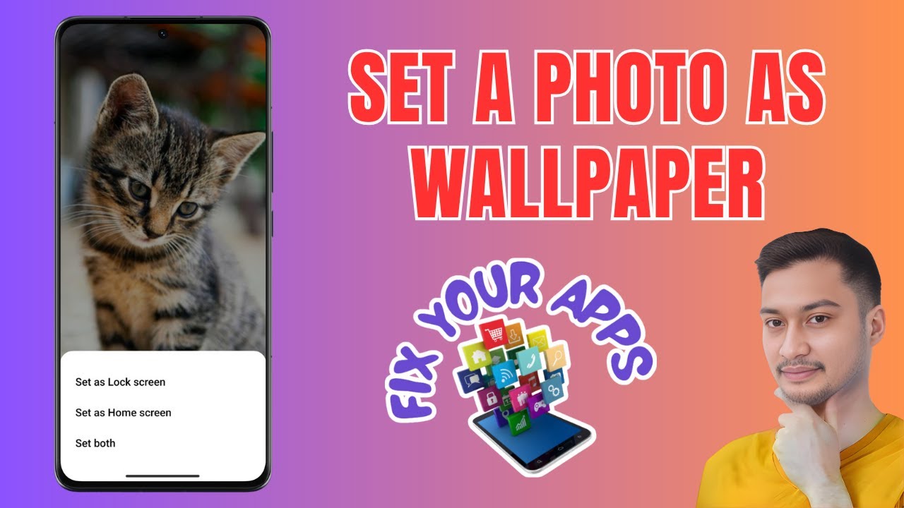 How To Set A Photo As Wallpaper On Android YouTube How To Set A Photo As Wallpaper On Android YouTube
