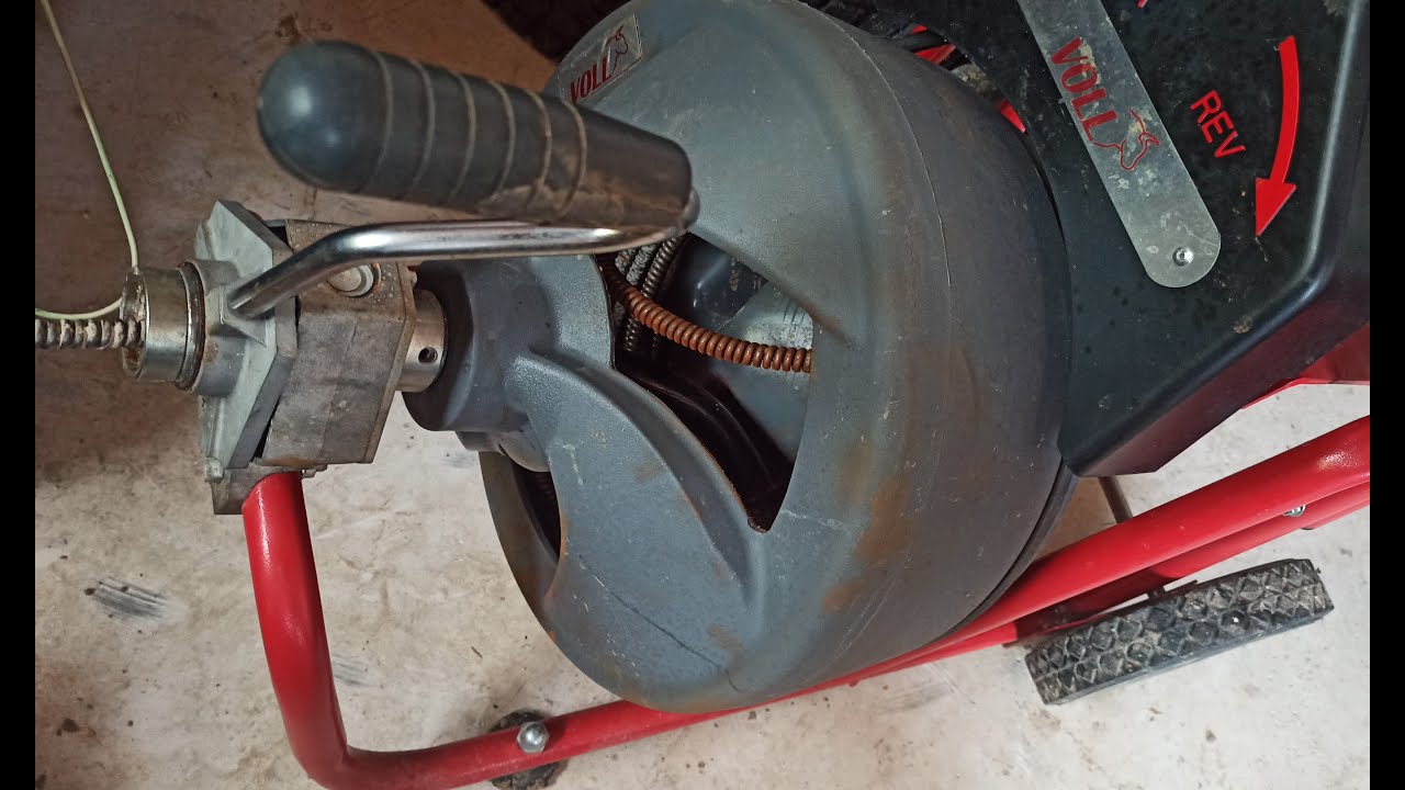 Электромеханическая прочистка засора канализации на кухне. п.Сумино ...