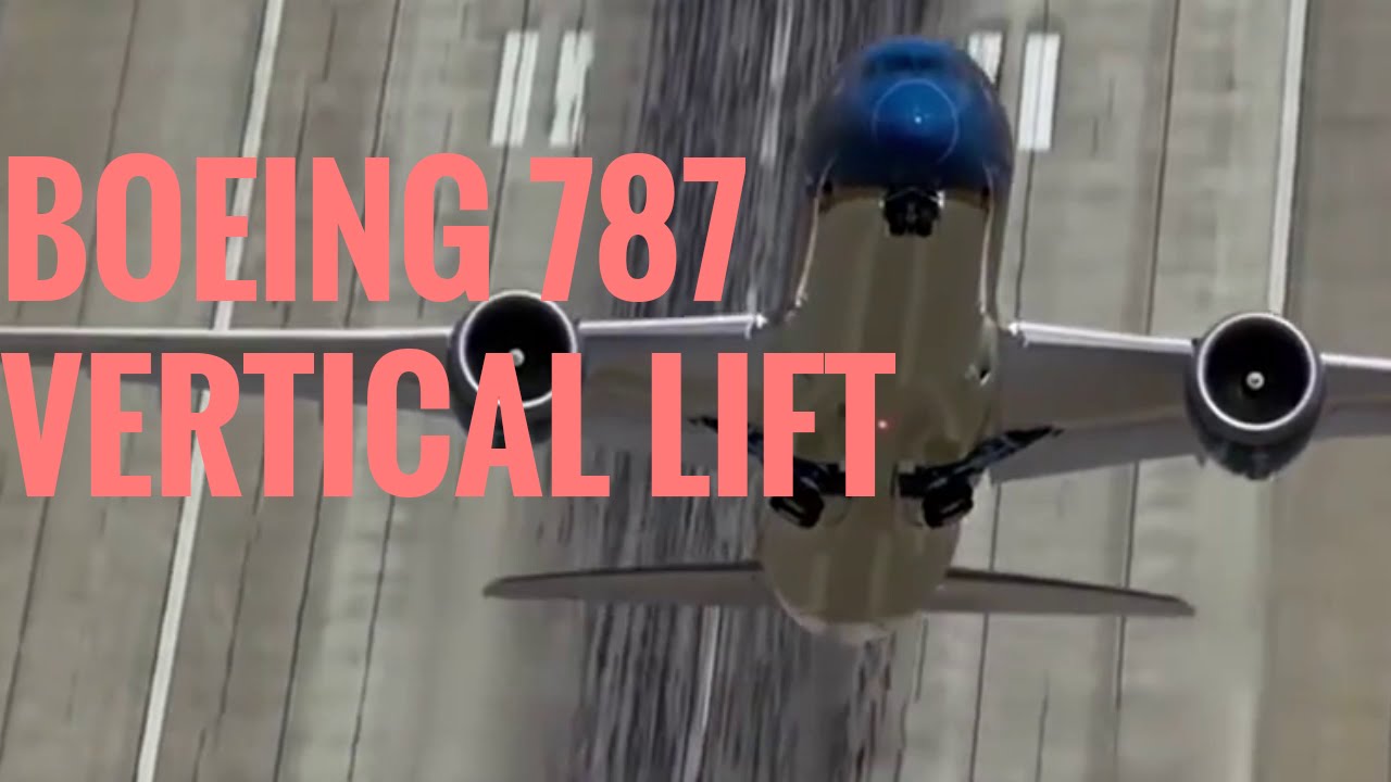 New Boeing 787-9 Dreamliner Performing vertical take off - YouTube