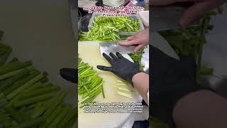 Incredible Speed And Precision In Professional Vegetable Preparation