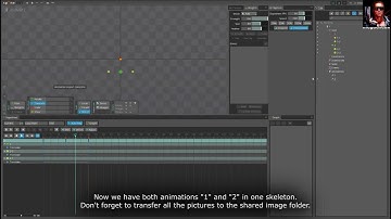 How to copy and combine animations from different skeletons in Spine 2D #spine2d #madewithspine