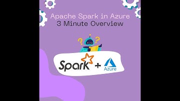 Apache Spark on Azure - 3 Minute Overview