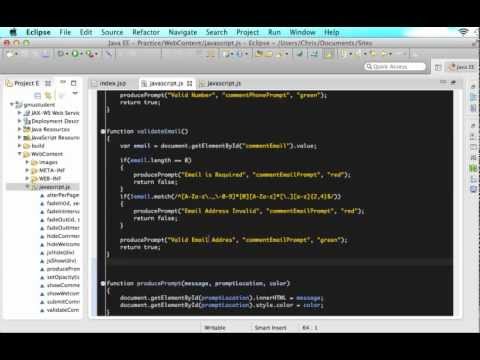 Javascript & Regex Form Validation - P6 - Comment Countdown