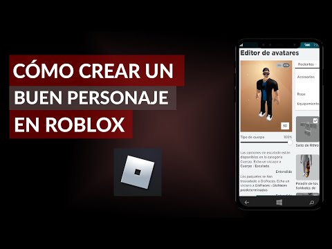 Cómo Crear un buen Personaje o Avatar en Roblox Fácilmente