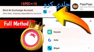 How to Bind exchange By piggy piggy|Piggy piggy Withdrawal|Tomarket new update|$PGC withdrawal