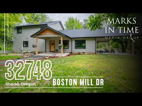 32748 Boston Mill Dr, Shedd, OR home video tour