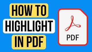 How to Highlight in PDF | How To Highlight On PDF Files (2024)