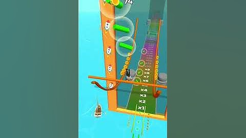 STUNT RAILS Funny Race GAMEPLAY New Hyper Casual Games #Shorts #Gameplay #StuntRails #009#Like