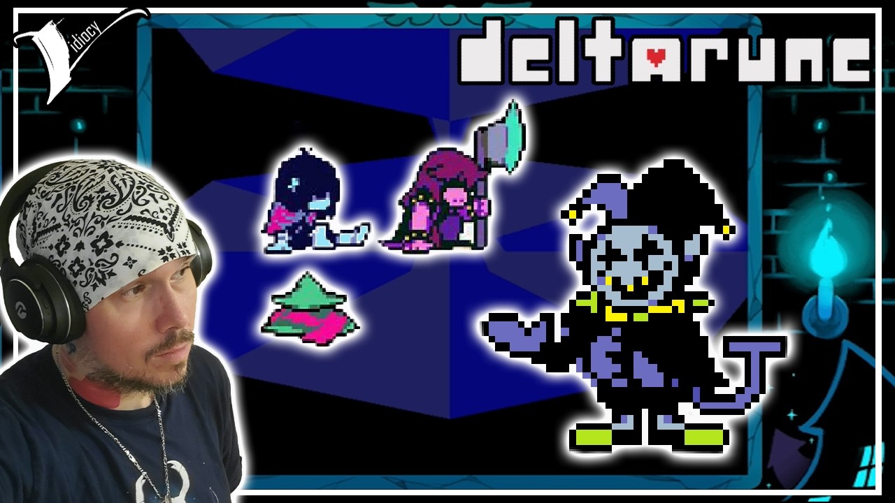 DELTARUNE Chapter 1 SECRET BOSS (Jevil) - YouTube