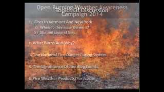 NWS Burlington Open Burning Weather Awareness 1