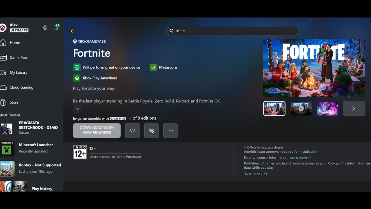 Fix Fortnite Not Installing On Xbox App/Microsoft Store On Windows PC ...