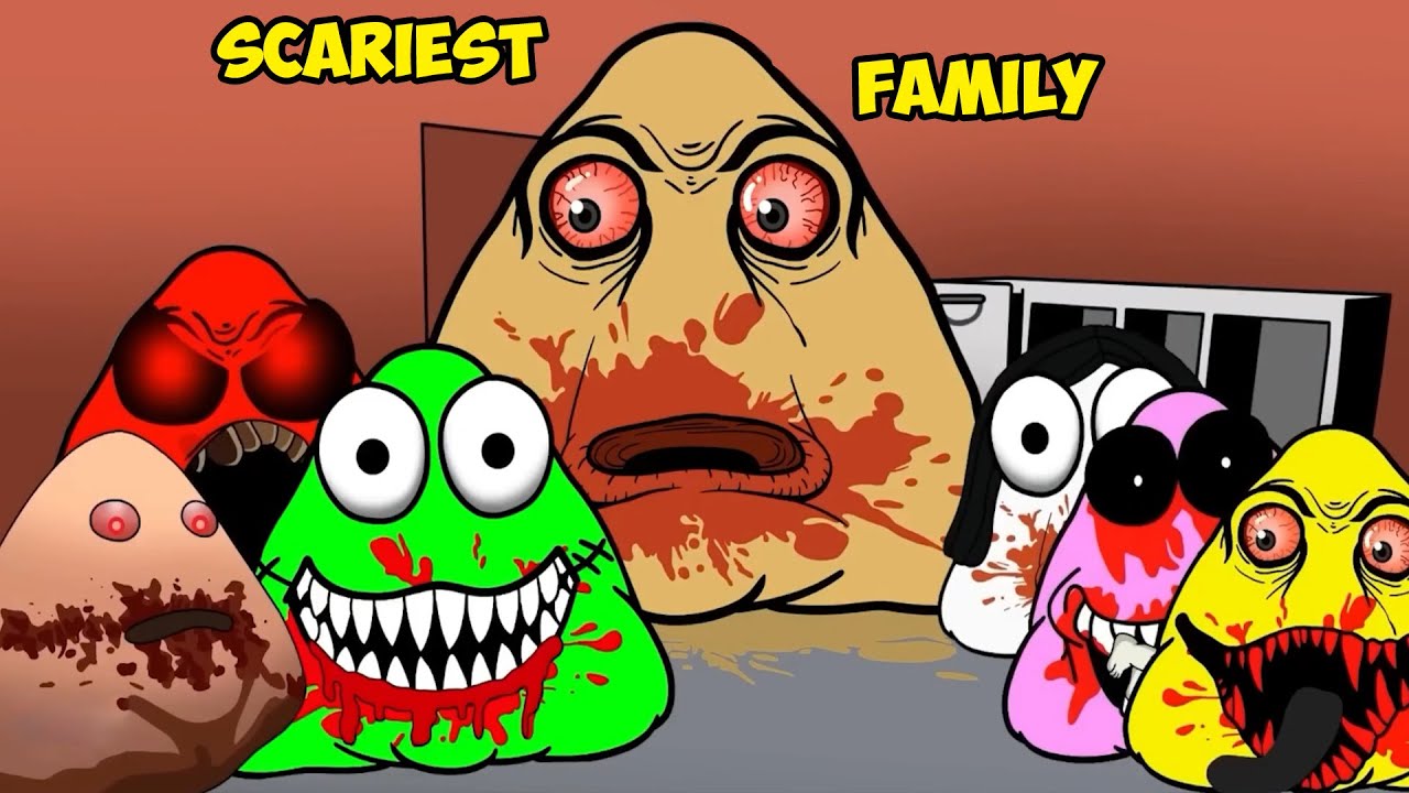 POU Has a SECRET FAMILY ?! - (SAD origin Story) - POU Animations