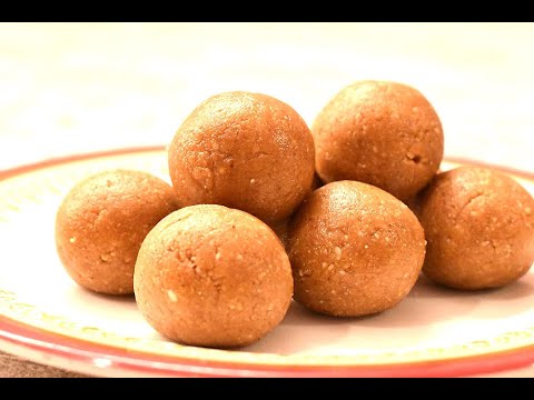 Nilakadalai Ellu Laddu [Peanut Sesame Ladoo]-No White sugar,10 min