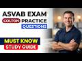 COLTON ASVAB Exam Questions Pass First Try 2026 High Score Guide