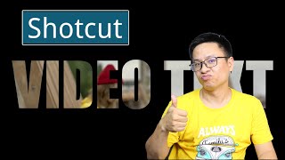 Shotcut Intro Effects - Video In Text Tutorial For Beginners