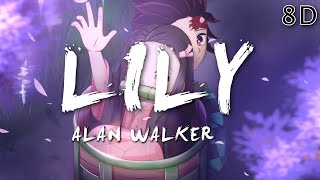 Alan Walker, K-391 & Emelie Hollow - Lily (Lyric) (8D)