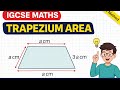 IGCSE Mathematics | Finding the Area of a Trapezium (Exam Question) 