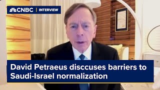 Biggest barrier to Saudi-Israel normalization is an 'intractable' one, says former CIA director