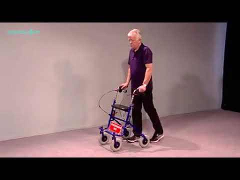 Oefening lopen met rollator / Exercise walking with walker