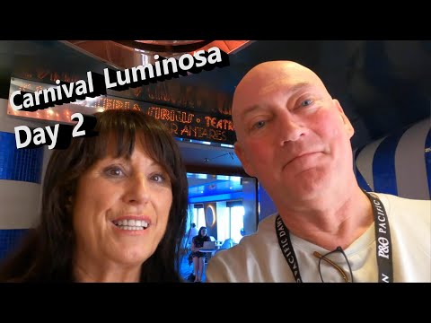 Carnival Luminosa Inaugural Cruise Day 2 - Vlog Diary of our Second Day Onboard Video Thumbnail