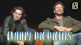 Armie Hammer & Timothée Chalamet - Funny Moments PART 1