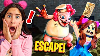 Maria Clara escapes from the Evil Ponies' factory!!!😱 RUN FROM THE PONY FACTORY (OBBY!) screenshot 5