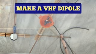 Detailed VHF dipole antenna (construction- tuning) Profile