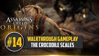 14th Part- Assassins Creed Walkthrough | The Assassins Creed Origins Mission "The Crocodile Scales"